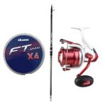 Yek Outdoor Göl Ve Deniz Oltası Okuma Revenger Tele Surf 420 Cm Surf Kamışı&Okuma Wave X-6000 Olta Makinesi