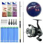 Yek Outdoor Hazır Tekne Oltası Seti Okuma Orata Tekne Kamışı 202cm 150-200gr 2 Parça Olta Kamışı&Okuma Revenger 65 FD Ol