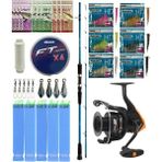 Yek Outdoor Hazır Tekne Oltası Seti Shimano Kamış Alivio Boat Quiver 2,10M 50-150G 2pc&okuma Jaw-55 3+1bb Olta Makinesi - Standart - Renkli