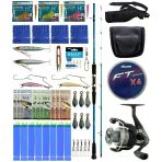 Yek Outdoor Hazır Tekne Oltası Seti Shimano Kamış Alivio Boat Quiver 2,10M 50-150G 2Pc&Okuma Revenger Rv-40 Fd Olta Makinesi
