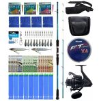 Yek Outdoor Hazır Tekne Oltası Seti Shimano Kamış Alivio Boat Quiver 2,10M 50-150G 2Pc&Okuma Wave Power Wp-8000A1 Olta Makinesi