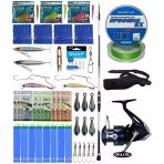 Yek Outdoor Hazır Tekne Oltası Seti Shimano Kamış Vengeance Ax Boat Tele 1,80M 150G 3Pc&Shimano Makina Nexave 4000 Fı