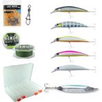 Yek Outdoor kendo Bt Minnow RAPALA Seti ve RAPALA Kutusu