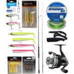 Yek Outdoor Levrek & Çipura Spin Olta Seti Okuma Wave Up Spin 259CM 10-35GR 2 Parça Olta Kamışı&okuma Revenger Rv-40 Fd Olta Makinesi - Standart - Renkli