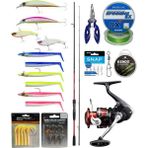 Yek Outdoor Levrek & Çipura Spin Olta Seti Shimano Kamış Sienna Spinning Eva 2,41M 10-35G 2pc&shimano Sienna 4000 Fg Spin Makinesi - Standart - Renkli