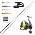 Yek Outdoor Okuma Spin Olta Seti Okuma Azaki Spin 274 cm 12-35 gr 2 Parça Spin Kamışı&dam Quick Dynabraid 4 4000S Fd 3+1bb Olta Makinesi