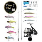 Yek Outdoor Pro Spin Seti Okuma Hakai Super Light Spin 8'11'' 271Cm 10-40Gr 2 Parça Olta Kamışı&Savage Gear Sgs8 4000 Fd 8+1Bb Olta Makinesi