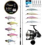 Yek Outdoor Pro Spin Seti Shimano Kamış Fx Xt Spinning Moderate Fast 2,70M 14-40G 2pc&savage Gear Sgs8 4000 Fd 8+1bb Olta Makinesi - Standart - Renkli
