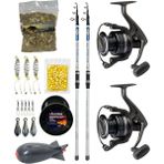 Yek Outdoor Profesyonel Sazan Olta Seti Kendo Sea Power Surf 4.20M 100-250GR Olta Kamışı&dam Quick Darkside 4 6000S Fd 3+1bb Olta Makinesi - Standart - Renkli
