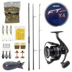 Yek Outdoor Profesyonel Sazan Olta Seti Prologic C-Series 390 cm 3 Parça&Dam Quick Darkside 4 6000S FD 3+1BB Olta Makine