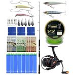 Yek Outdoor Profesyonel Tekne Oltası Seti Cavalla Speed Jigging Spin 159Cm Mh 150-250Gr 1 Parça &Savage Gear Orange Ltd 4000 Fd Olta Makinesi