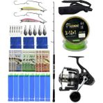 Yek Outdoor Profesyonel Tekne Oltası Seti Cavalla Speed Jigging Spin 159CM Mh 150-250GR 1 Parça Spin Kamışı&savage Gear Sgs8 4000 Fd Olta Makinesi - Standart - Renkli