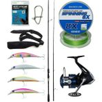 Yek Outdoor Spin Olta Seti Kendo Kenshi Pro 2.65M 10-35GR Olta Kamışı&shimano Makina Nexave 4000 Fı - Standart - Renkli