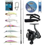 Yek Outdoor Spin Olta Seti Kendo Kenshi Pro 2.65M 10-35GR Spin Kamışı&okuma Acuador ACU-4000A Olta Makinesi - Standart - Renkli