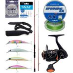 Yek Outdoor Spin Olta Seti Okuma Red Spin 8'0'' 243 cm 7-28 gr 2 Parça&savage Gear Orange Ltd 4000 Fd 8+1bb Olta Makinesi - Standart - Renkli