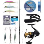 Yek Outdoor Spin Olta Seti Okuma Wave Up Spin 259CM 10-35GR 2 Parça Olta Kamışı&shimano Makina Fx 2500 Fc - Standart - Renkli