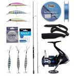 Yek Outdoor Spin Olta Seti Okuma Wave Up Spin 259Cm 10-35Gr 2 Parça Olta Kamışı&Shimano Makina Nexave 4000 Fı