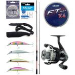 Yek Outdoor Spin Olta Seti Shimano Kamış Sienna Spinning Eva 2,41M 10-35G 2pc&okuma Revenger Rv-40 Fd Olta Makinesi - Standart - Renkli
