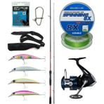 Yek Outdoor Spin Olta Seti Shimano Kamış Sienna Spinning Eva 2,69M 20-50G 2pc&shimano Makina Nexave 4000 Fı - Standart - Renkli