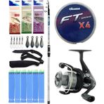 Yek Outdoor Surf Olta Seti Kendo Sea Power Surf 4.20m 100-250gr Olta Kamışı&Okuma Revenger RV-55 FD Olta Makinesi