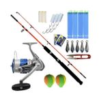 Yek Outdoor Tekne Kamışı Olta Takımı Seti Kendo Holiday Boat 2.10M 100-250GR 2 Parça Olta Kamışı- Kendo Sea Power 6000 Olta Makinesi