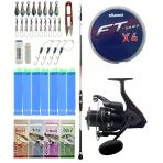 Yek Outdoor Tekne Olta Seti Shimano Kamış Vengeance Ax Boat Tele 1,80M 150G 3Pc&Okuma Wave Power Wp-8000A1 Olta Makinesi