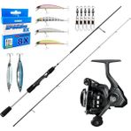 Yek Outdoor Üst Düzey Okuma Spin Olta Seti Okuma Helios Sx Spin 2,70CM 15-45 gr 2 Parça Spin Kamışı&okuma Acuador ACU-3000A 3+1bb Olta Makinesi