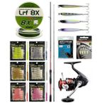 Yek Outdoor YekOutdoor Arrow Worm LRF Seti Shimano Kamış Sienna Spinning Sensitive 2,11m 0,5-7g 2pc&Shimano Sienna 1000 Fg Lrf Makin