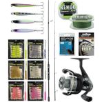 Yek Outdoor Yekoutdoor Fireworm Lrf Seti Okuma Wave Up Spin 198CM 0.5-6gr 2 Parça Olta Kamışı&okuma Revenger Rv-25 Fd Olta Makinesi - Standart - Renkli