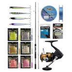 Yek Outdoor YekOutdoor FireWorm LRF Seti Shimano Kamış FX XT Spinning Moderate Fast 2,10m 1-11g 2pc&Shimano Makina FX 2500 FC