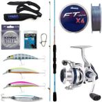 Yek Outdoor Yekoutdoor Okuma Spin Seti Okuma Fuel Spin 2,74 cm 7-30 gr 2 Parça Spin Kamışı-Okuma ARIA-C4000A 1bb Olta Makinesi - Standart - Renkli