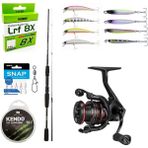 Yek Outdoor Yekoutdoor Profesyonel Lrf Seti Okuma Wave Power 213 cm 0-8 gr Lrf Kamışı&okuma Ceymar Matt Black Olta Makinesi