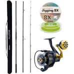 Yek Outdoor YekOutdoor Profesyonel Olta Seti Okuma Alijos Surf 435cm 3 Parça&Okuma Salina SA-8000A Olta Makinesi