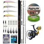 Yek Outdoor YekOutdoor Profesyonel Olta Seti Okuma Flite+ Super Light Surf 420cm 3 Parça Olta Kamışı&Okuma Salina 8000A Olta Makines