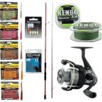 Yek Outdoor Yekoutdoor Silikonlu Lrf Seti Okuma Red Spin 7'6'' 228 cm 3-15 gr 2 Parça&okuma Revenger Rv-25 Fd Olta Makinesi - Standart - Renkli