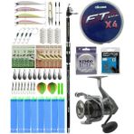 Yek Outdoor Yekoutdoor Surf Olta Seti Okuma Carbonite Pro Tele Surf 420 cm Surf Kamışı&okuma Tomcat TMC-8000 Olta Makinesi - Standart - Renkli