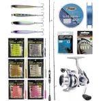Yekoutdoor Arrow Worm Lrf Seti Kendo Kenshi Pro 2.10M 1-7 gr Olta Kamışı&okuma ARIA-1000A Olta Makinesi - Standart - Renkli