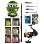 YekOutdoor Arrow Worm LRF Seti Okuma Lrf-Tele-706UL 212cm 1-8 gr Lrf Kamışı&Shimano Makina FX 2500 FC
