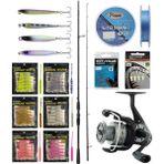 Yekoutdoor Arrow Worm Lrf Seti Okuma Psycho Stick Game 198CM Ex-Fast 0.5-3.5gr 2 Parça Olta Kamışı&okuma Revenger Rv-25 Fd Olta Makinesi - Standart - Renkli