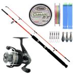 Yekoutdoor Bot-Tekne Olta Seti Kendo Holiday Boat 1.50M 100-250Gr 2 Parça Olta Kamışı&Okuma Revenger Rv-65 Fd Olta Makinesi