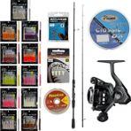 Yekoutdoor Fireworm Lrf Seti Okuma Epixor Lrf Ultra Light Game Spin 213CM 1-8gr 2 Parça Olta Kamışı&okuma Acuador ACU-1000A 3+1bb Olta Makinesi - Standart - Renkli