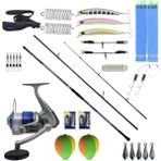 Yekoutdoor Full Takım Olta Seti Kendo Palamita Surf 420Cm 200Gr 3 Parça Olta Kamışı&Kendo Sea Power 5000 Olta Makinesi