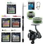 Yekoutdoor Hookworm Lrf Seti Okuma LRF-TELE-706UL 212CM 1-8 gr Lrf Kamışı&okuma Acuador ACU-1000A 3+1bb Olta Makinesi - Standart - Renkli