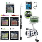 Yekoutdoor Hookworm Lrf Seti Okuma Lrf-Tele-706Ul 212Cm 1-8 Gr Lrf Kamışı&Okuma Arıa-1000A 1Bb Olta Makinesi