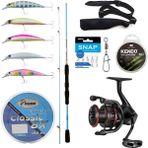 Yekoutdoor Okuma Profesyonel Spin/lrf Seti Okuma Fuel Spin 2,44 cm 15-40 gr 2 Parça Spin Kamışı&okuma Ceymar Hd CHD-2500A Matt Black 7+1bb Olta Makinesi - Standart - Renkli