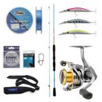 Yekoutdoor Okuma Spin Olta Seti Okuma Fuel Spin 2,44 Cm 15-40 Gr 2 Parça Spin Kamışı&Okuma Avenger Av-3000 (5,0,1) 6+1Bb Olta Makinesi