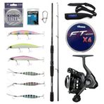 Yekoutdoor Okuma Spin Olta Seti Okuma Wave Power 2,74 Cm 7-30 Gr 2 Parça Spin Kamışı&Okuma Acuador Acu-3000A 3+1Bb Olta Makinesi
