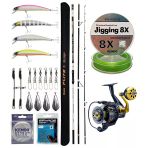 Yekoutdoor Profesyonel Olta Seti Okuma Flite+ Super Light Surf 420Cm 3 Parça Olta Kamışı&Okuma Salina 8000A Olta Makinesi
