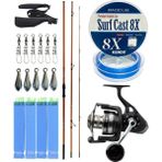 Yekoutdoor Profesyonel Olta Seti Okuma Trio Rex Surf 450CM 120-250 gr 3 Parça Surf Kamışı&savage Gear Sgs8 8000 Fd 8+1bb Olta Makinesi - Standart - Renkli