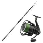 Yekoutdoor Sazan Kamisi Seti Okuma Alaris Tele Surf 390 Cm 100-200 Gr Surf Kamisi & Dam Quick Darkside 4B Spod 7000S Fd 3+1Bb 200M 30Lb Olta Makinesi